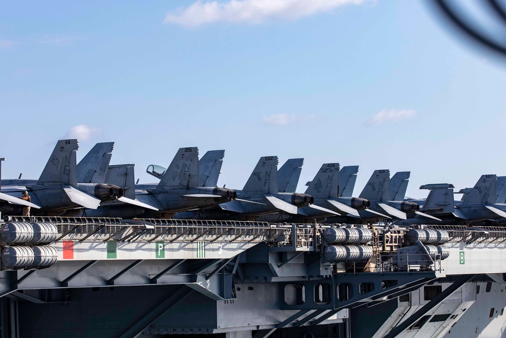 USS Ralph Johnson Conducts Replenishment at Sea with USS Ronald Reagan