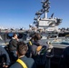 USS Ralph Johnson Conducts Replenishment at Sea with USS Ronald Reagan