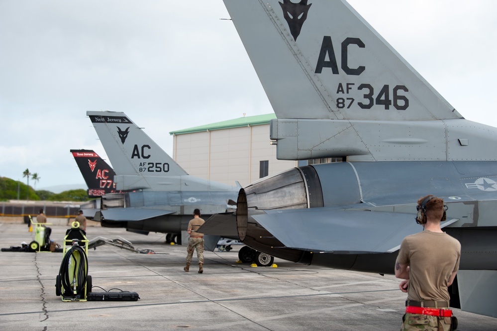 New Jersey Fighting Falcons join Hawaiian Raptors as Sentry Aloha 24-2 kicks off