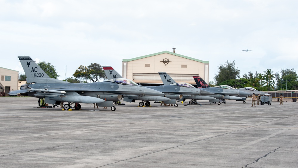 New Jersey Fighting Falcons join Hawaiian Raptors as Sentry Aloha 24-2 kicks off