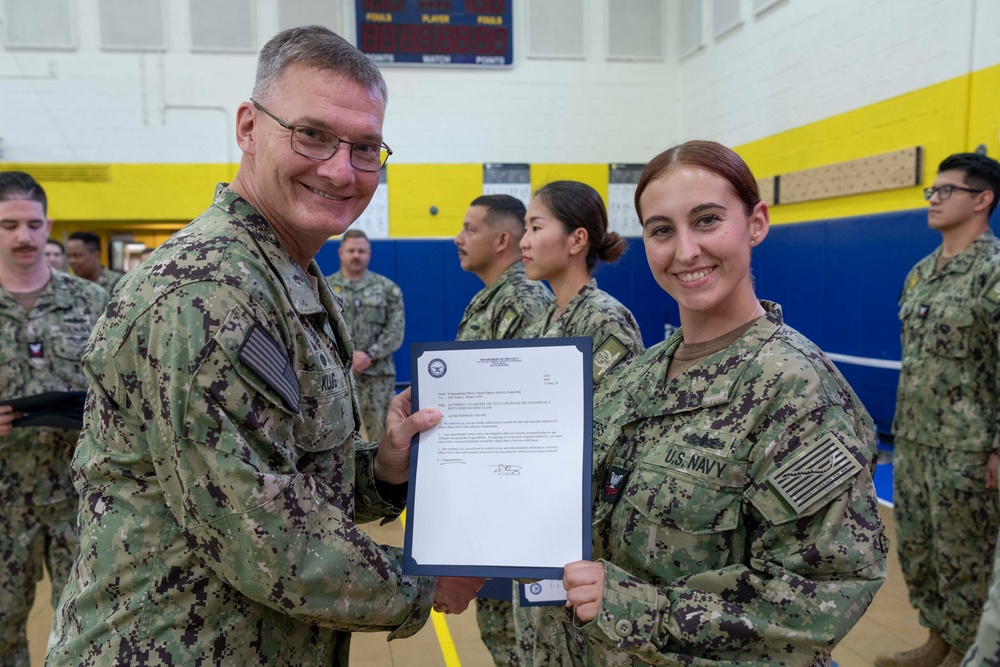 NSA Souda Bay Frocking Ceremony May 2024