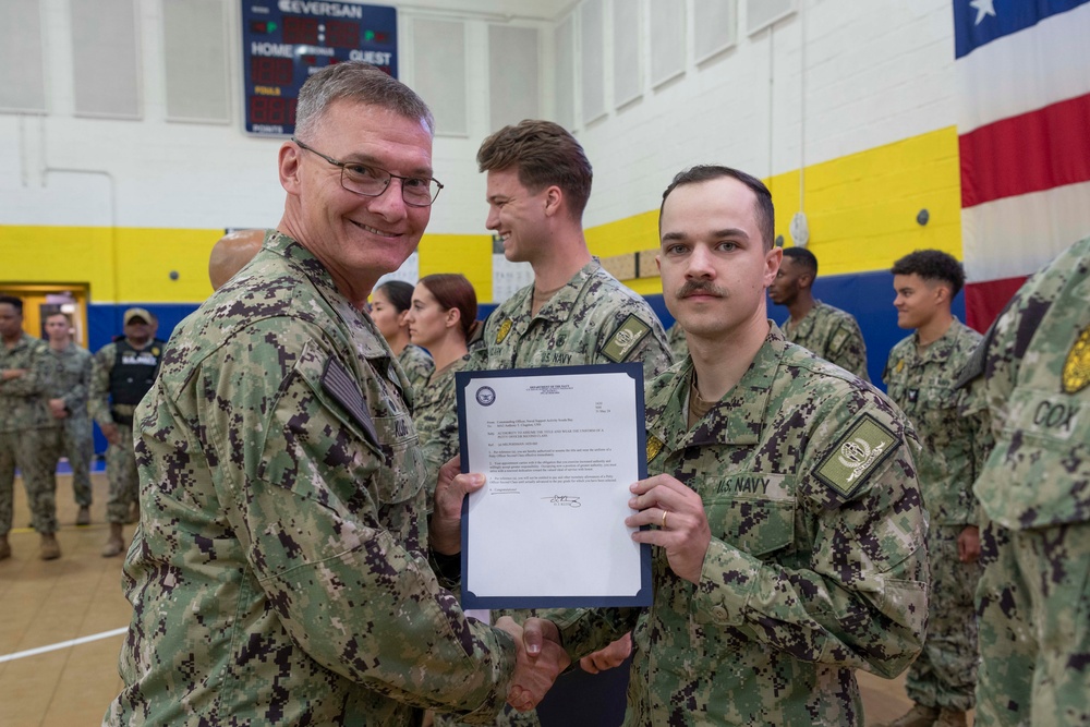 NSA Souda Bay Frocking Ceremony May 2024