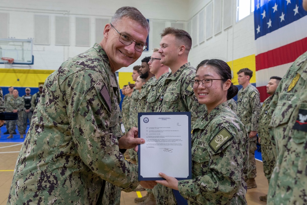 NSA Souda Bay Frocking Ceremony May 2024