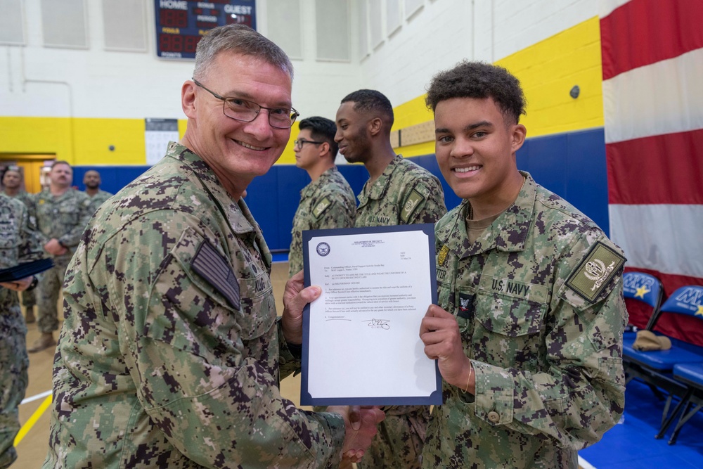 NSA Souda Bay Frocking Ceremony May 2024