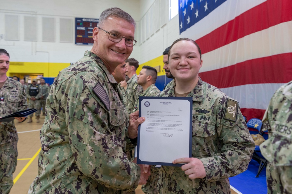 NSA Souda Bay Frocking Ceremony May 2024