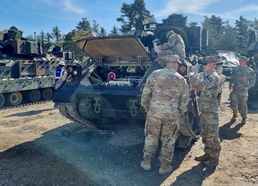 AFSBn-Poland issues nearly 100 Bradleys to 1st Cav, supporting Army modernization efforts