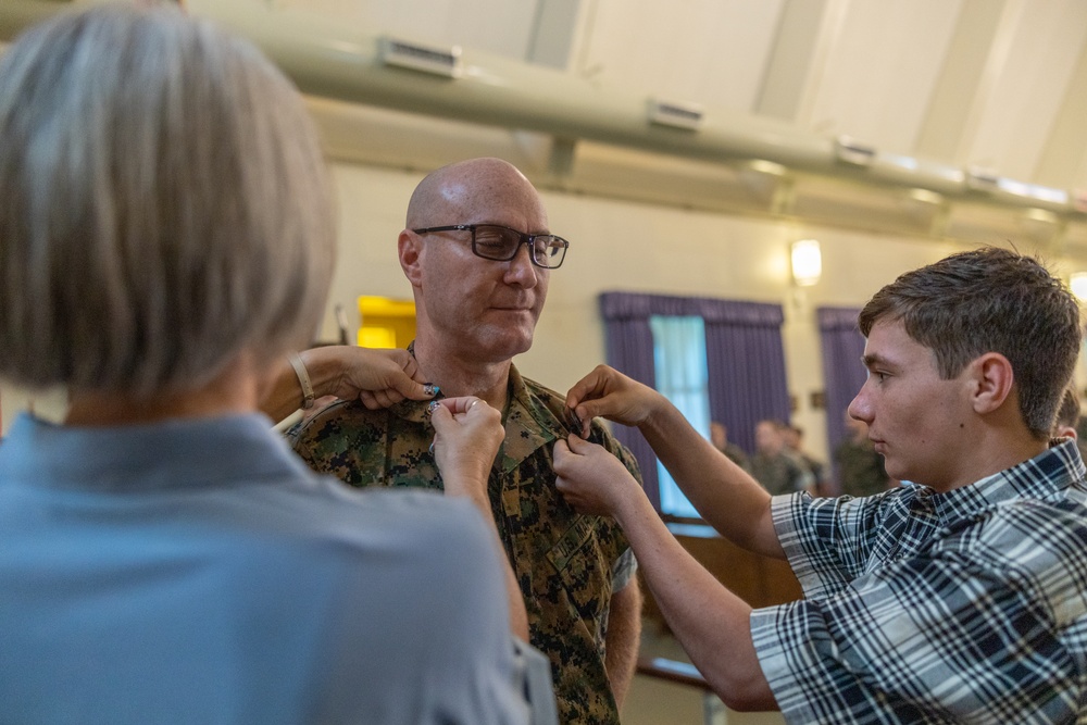 Master Gunnery Sgt. Jason English Promotion Ceremony