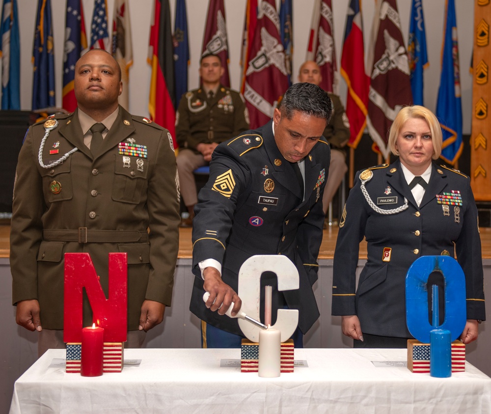 NCO Induction Ceremony Dental Heath Command Europe