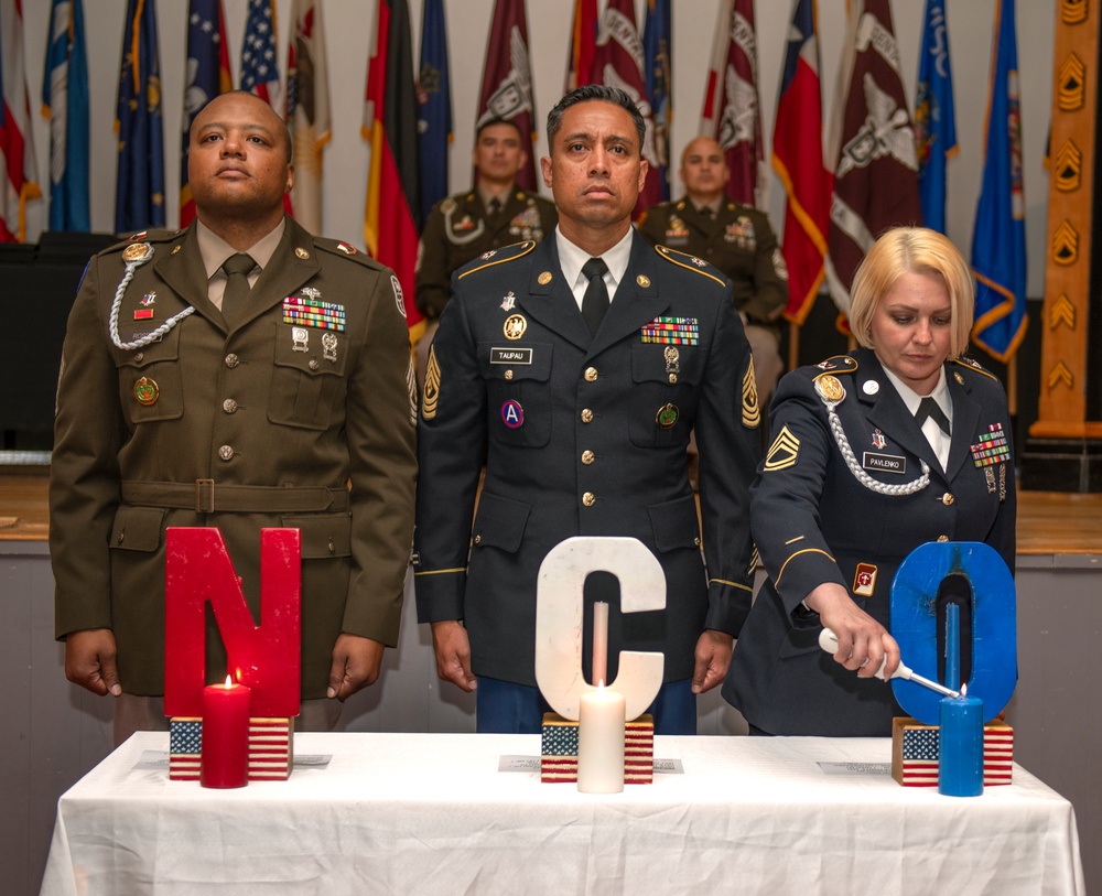 NCO Induction Ceremony Dental Heath Command Europe