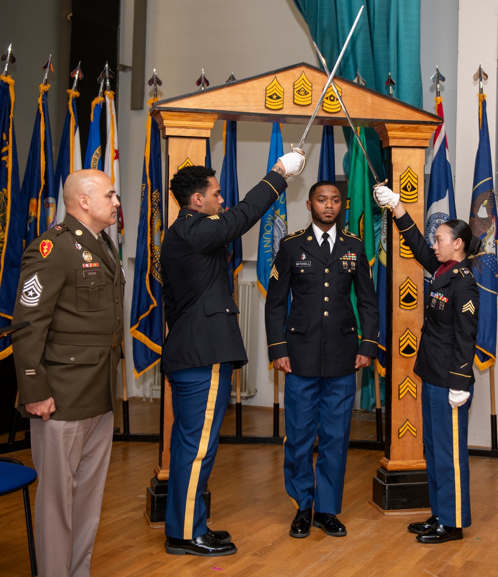 NCO Induction Ceremony Dental Heath Command Europe