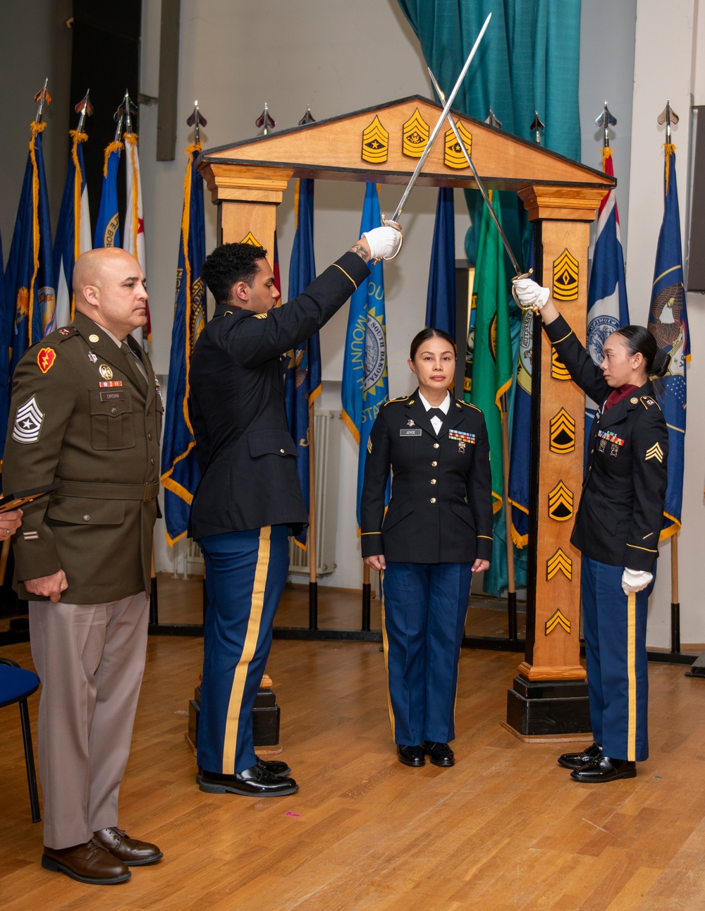 NCO Induction Ceremony Dental Heath Command Europe