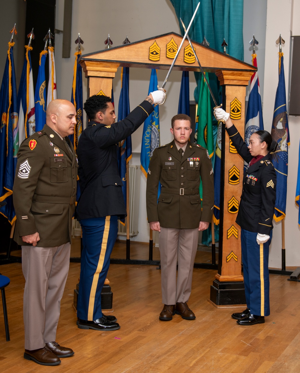 NCO Induction Ceremony Dental Heath Command Europe