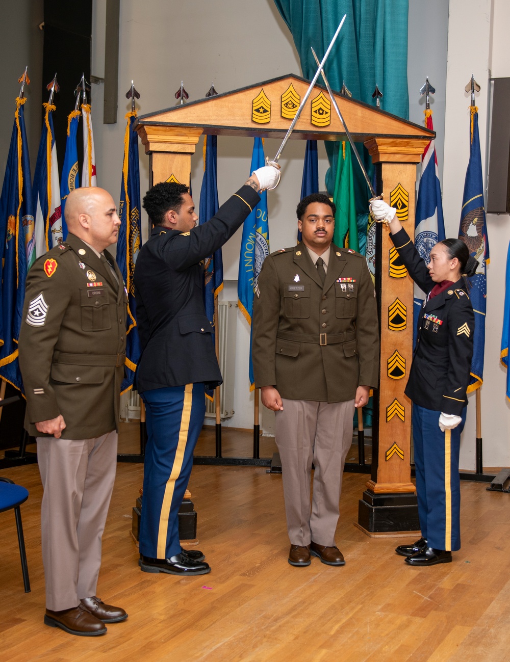 NCO Induction Ceremony Dental Heath Command Europe