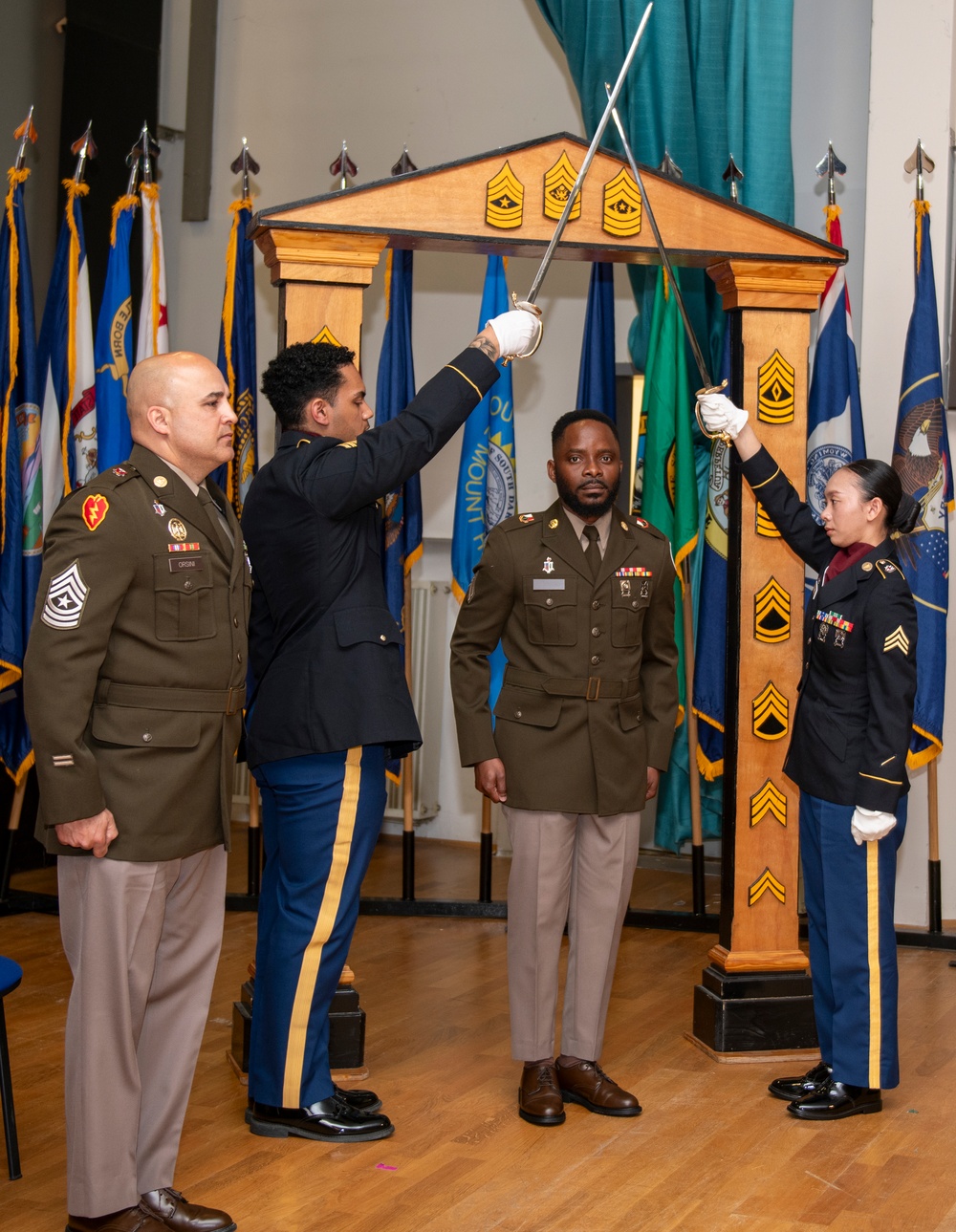 NCO Induction Ceremony Dental Heath Command Europe