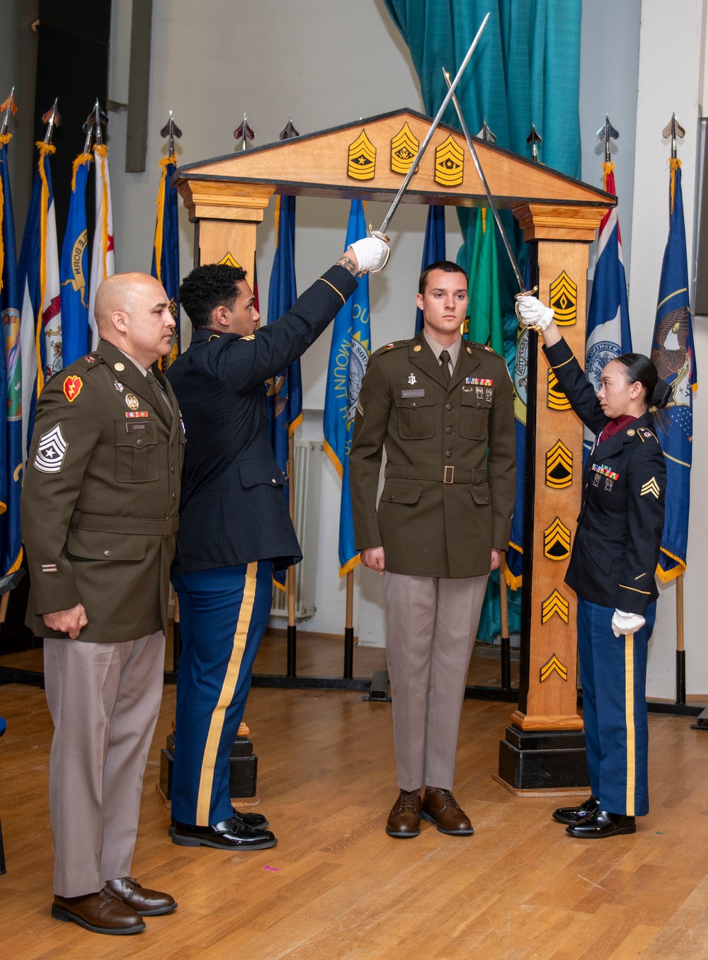 NCO Induction Ceremony Dental Heath Command Europe