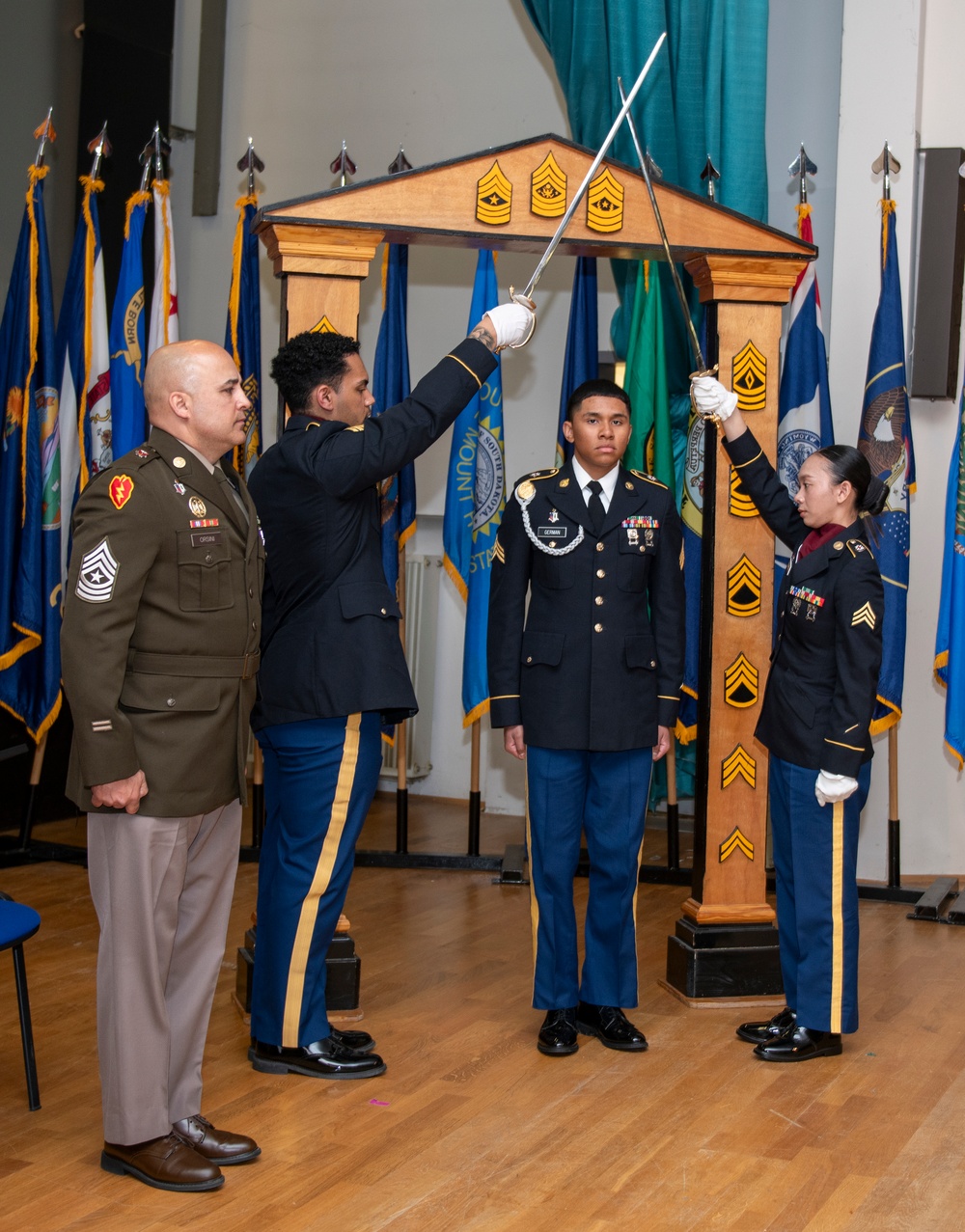 NCO Induction Ceremony Dental Heath Command Europe