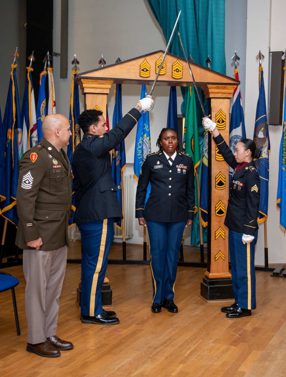 NCO Induction Ceremony Dental Heath Command Europe