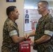 U.S. Marine Corps Maj. Gen. Stephen Liszewski recognizes MCIPAC Marines