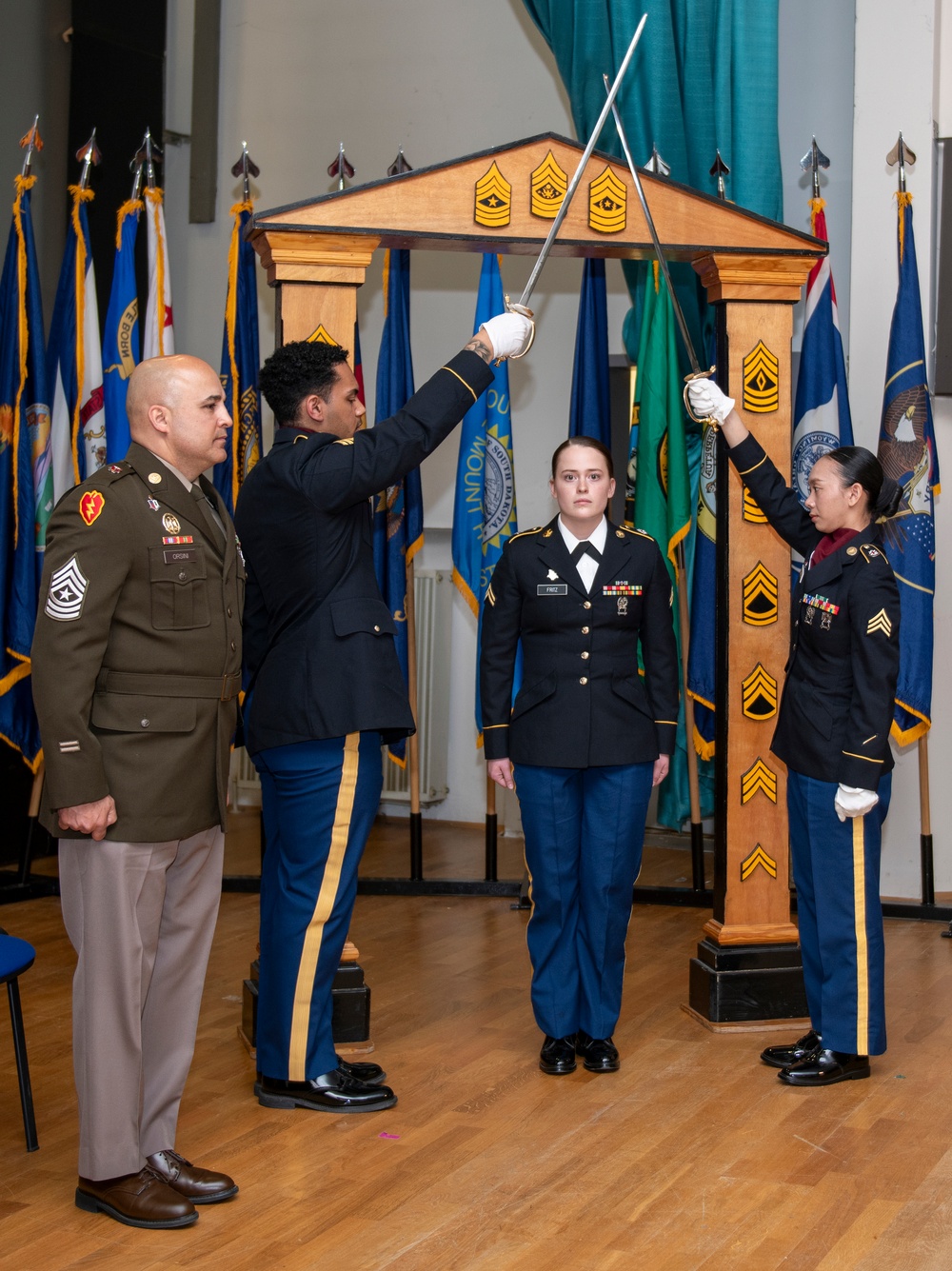 NCO Induction Ceremony Dental Heath Command Europe