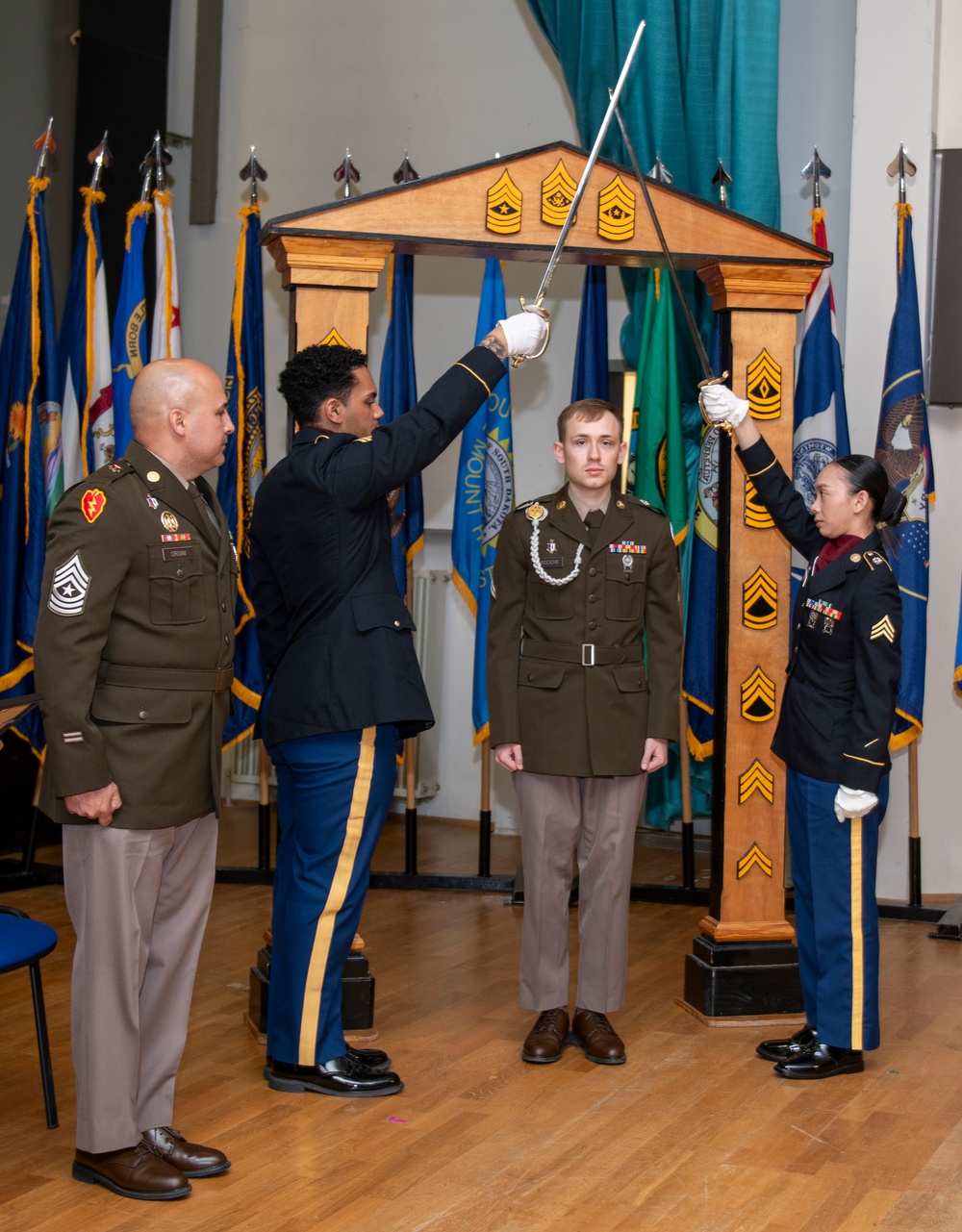 NCO Induction Ceremony Dental Heath Command Europe