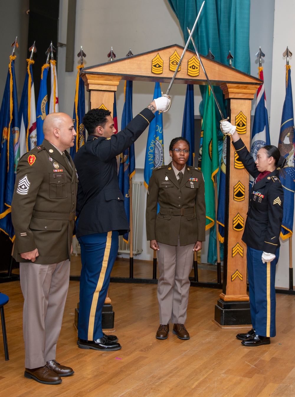 NCO Induction Ceremony Dental Heath Command Europe