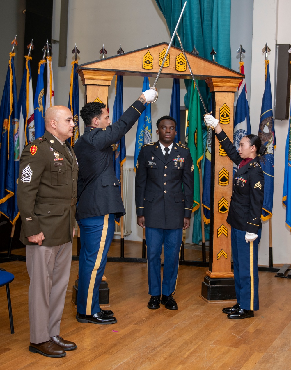 NCO Induction Ceremony Dental Heath Command Europe