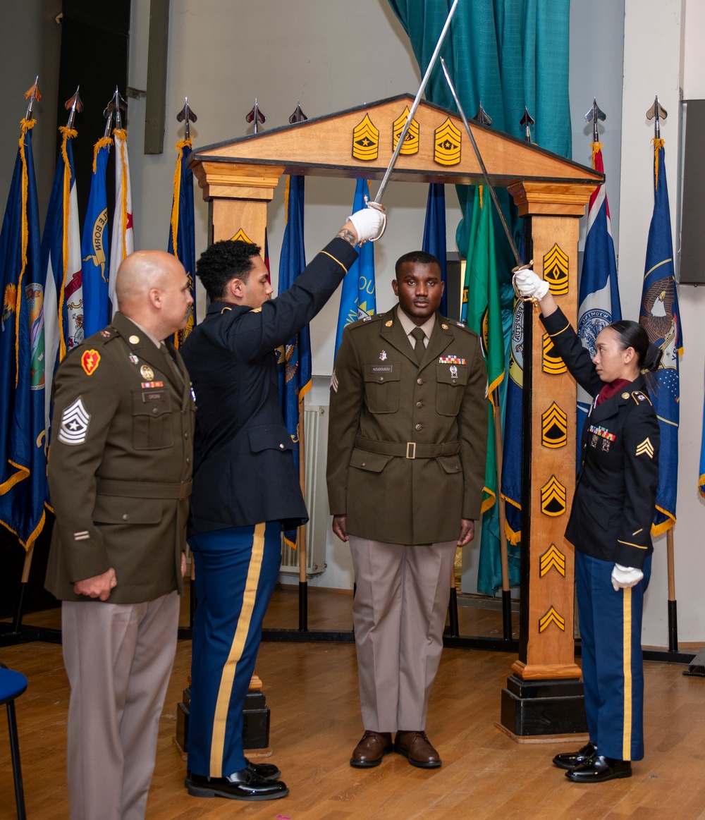 NCO Induction Ceremony Dental Heath Command Europe