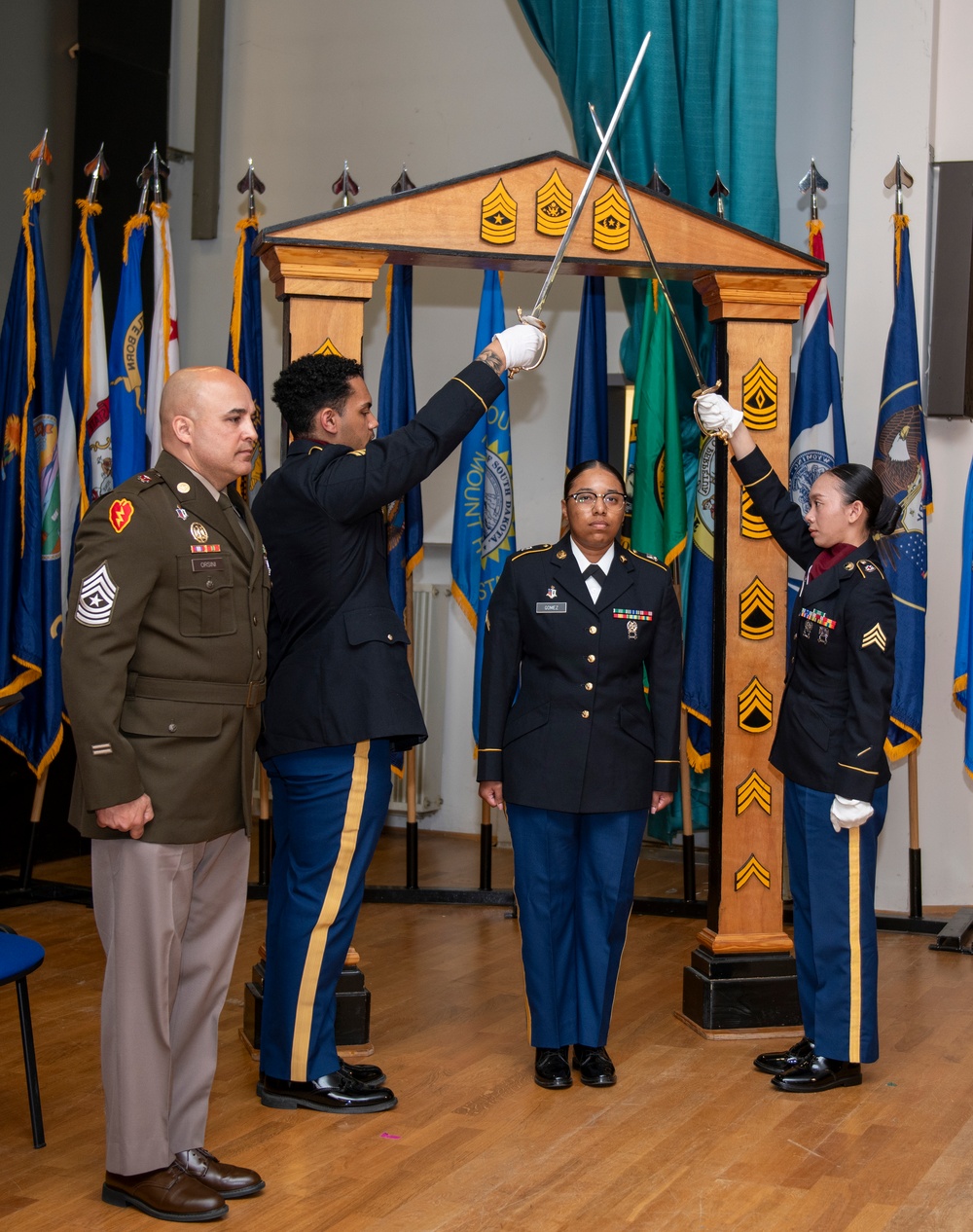 NCO Induction Ceremony Dental Heath Command Europe