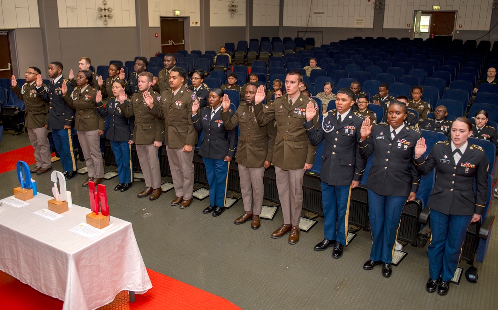 NCO Induction Ceremony Dental Heath Command Europe