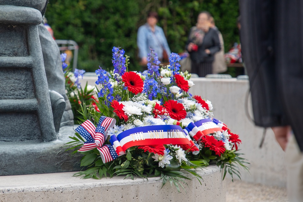 80th D-Day Anniversary: French Resistance Monument Ceremony