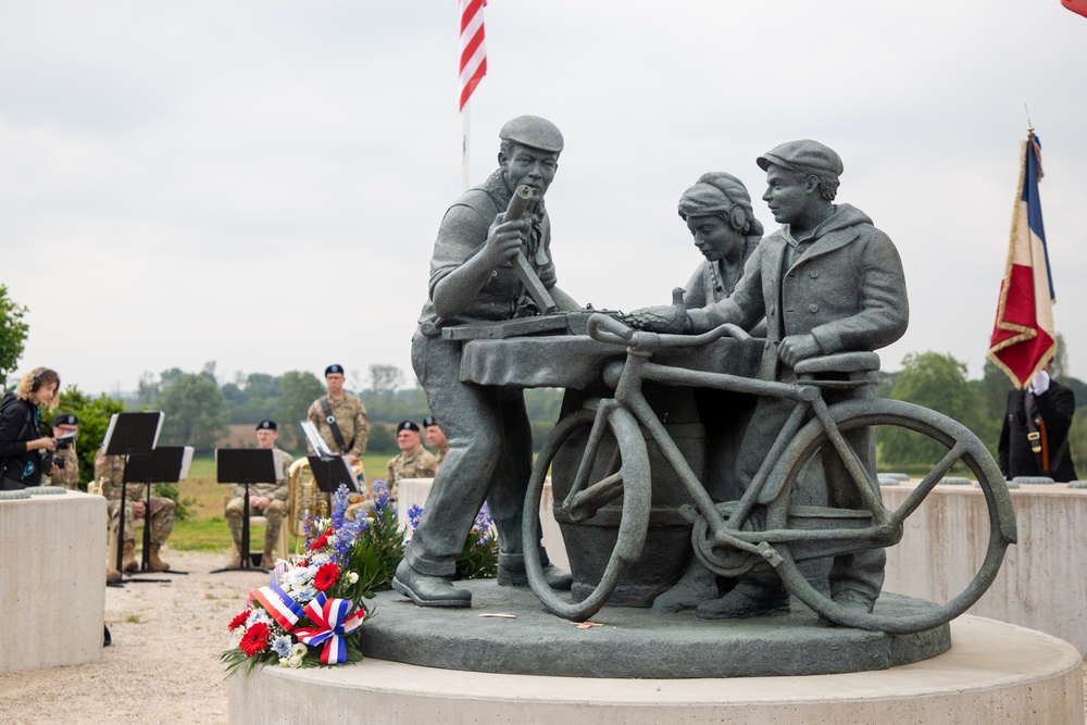 80th D-Day Anniversary: French Resistance Monument Ceremony