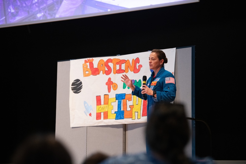 Marine Col. Nicole Aunapu Mann, NASA astronaut, visits Naval Station Rota