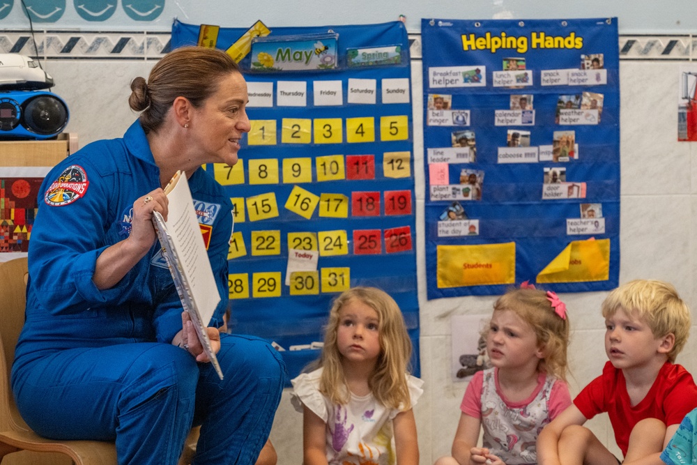 Marine Col. Nicole Aunapu Mann, NASA astronaut, visits Naval Station Rota