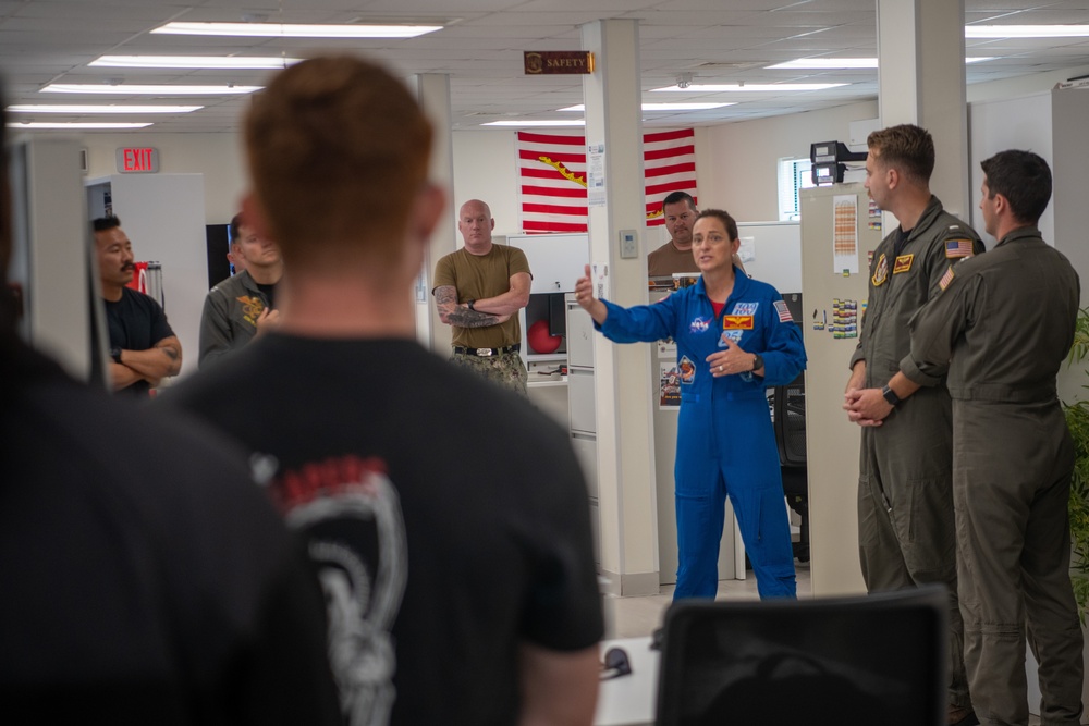 Marine Col. Nicole Aunapu Mann, NASA astronaut, visits Naval Station Rota