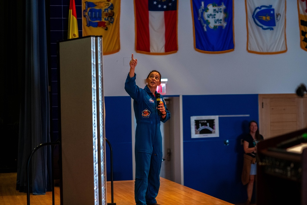 Marine Col. Nicole Aunapu Mann, NASA astronaut, visits Naval Station Rota