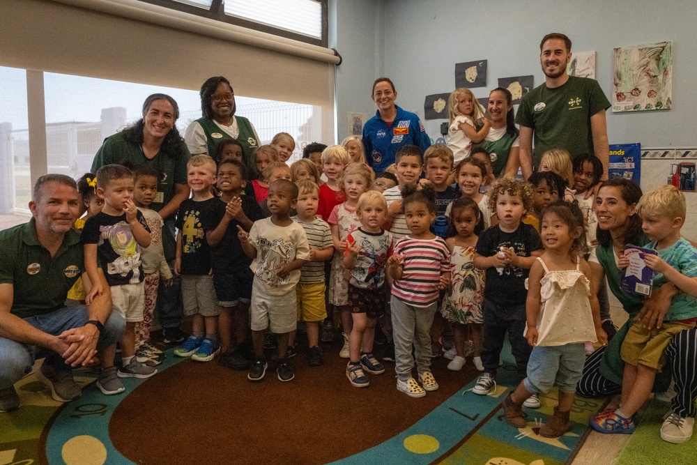 Marine Col. Nicole Aunapu Mann, NASA astronaut, visits Naval Station Rota