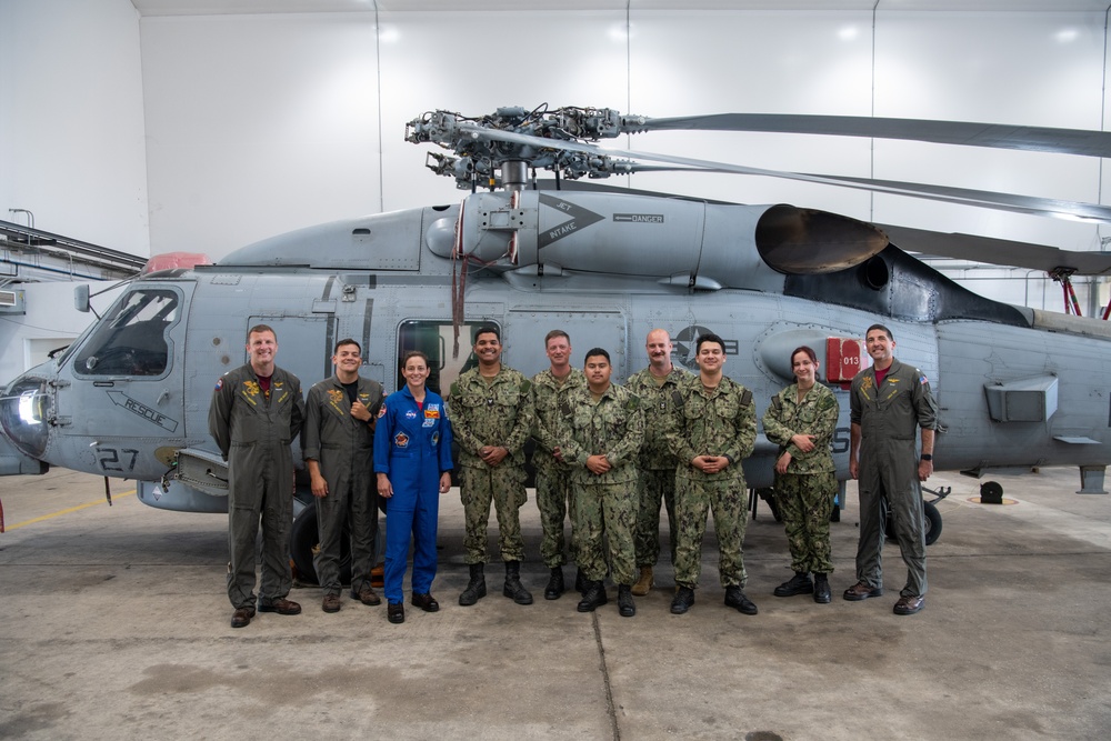 Marine Col. Nicole Aunapu Mann, NASA astronaut, visits Naval Station Rota