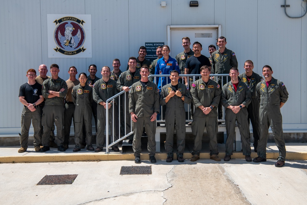 Marine Col. Nicole Aunapu Mann, NASA astronaut, visits Naval Station Rota