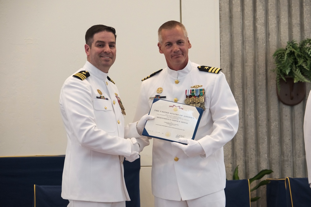 USS Wyoming (SSBN 742) (Blue) Change of Command