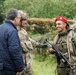 Dr. Florian Herrmann visits U.S. and Multinational Soldiers during Exercise Combined Resolve at JMRC