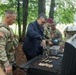 Dr. Florian Herrmann visits U.S. and Multinational Soldiers during Exercise Combined Resolve at JMRC