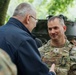 Dr. Florian Herrmann visits U.S. and Multinational Soldiers during Exercise Combined Resolve at JMRC