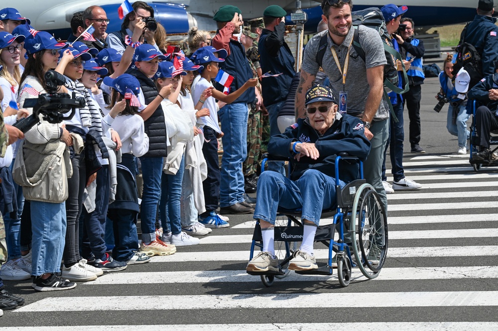 WWII veterans arrive in Normandy for D-Day 80 celebrations