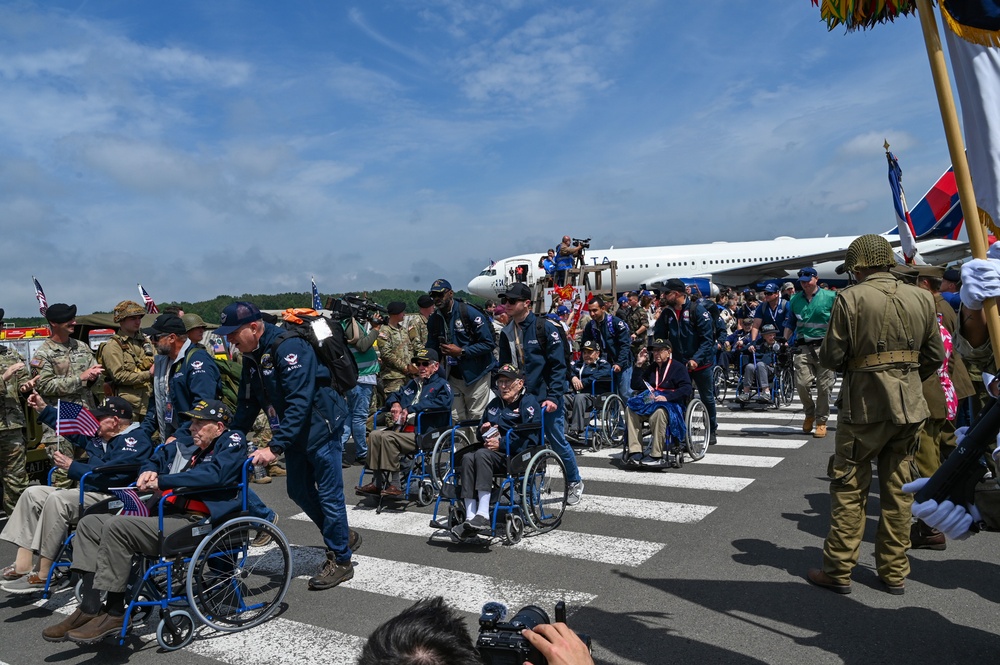 WWII veterans arrive in Normandy for D-Day 80 celebrations