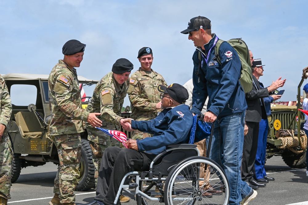 WWII veterans arrive in Normandy for D-Day 80 celebrations