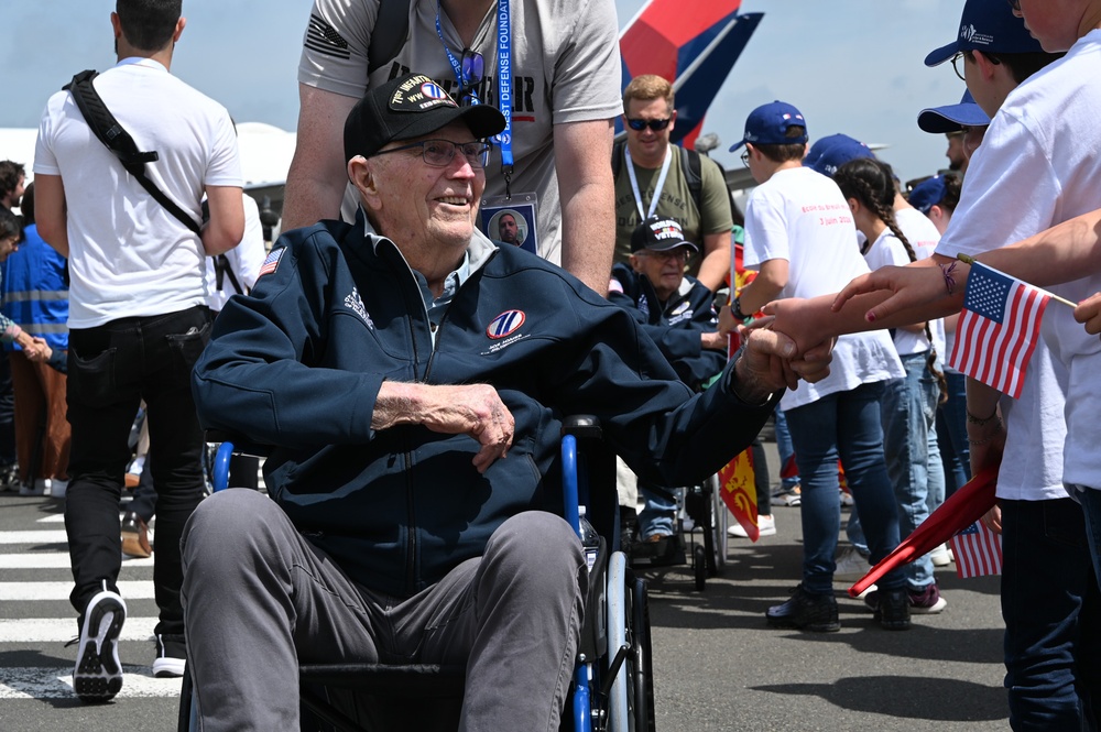 WWII veterans arrive in Normandy for D-Day 80 celebrations