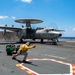 USS Ronald Reagan (CVN76) Sailors conduct  flight deck operations