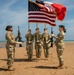 Signal Soldier promotes on Omaha Beach