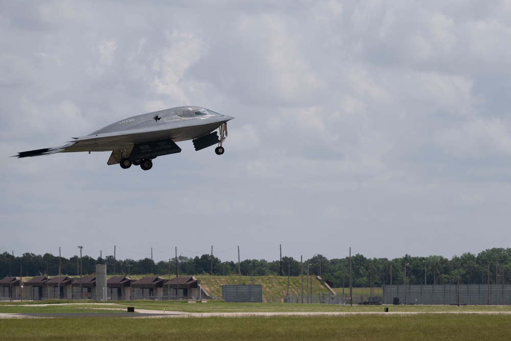 B-2 take off