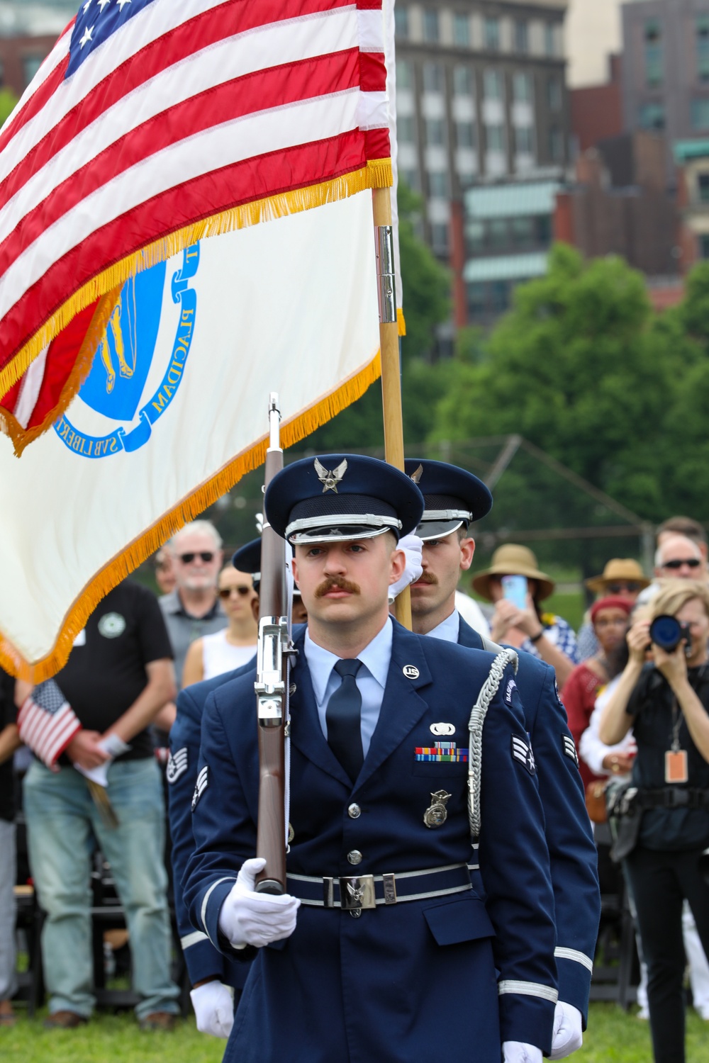 Memorial Day Flag Garden Ceremony held in Boston